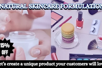 formulate natural and effective cosmetic products for your brand