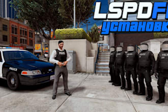 troubleshoot any mods, lspdfr for fivem and do gta 5 eup development