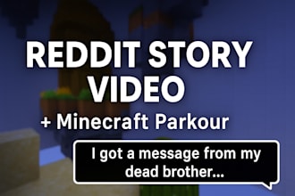 create any tiktok story videos with minecraft parkour