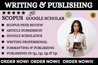 write and publish articles in ssci scie scopus indexed peer reviewed journal