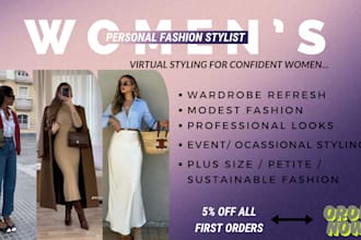 be your personal fashion stylist and shopper for women to create custom outfits