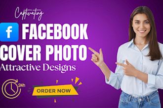 design eye catching facebook cover photos in 24 hours
