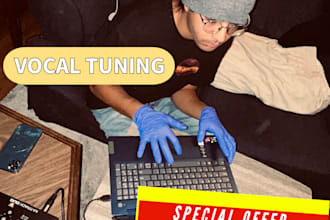 use autotune, also mix and master to complete your song