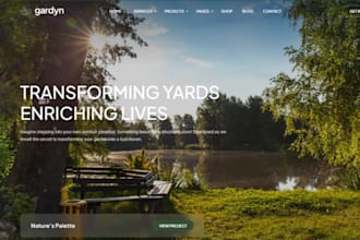 build squarespace gardening website landscaping garden website planting  website