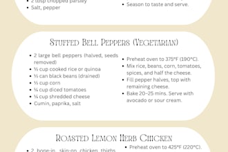 create your meal plan and grocery list