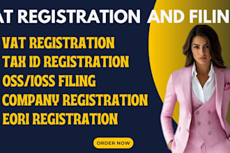 handle vat, tax id, eori, and company registration for your business