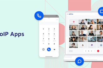 create mobile app, app developer video calling app development, twilio linphone