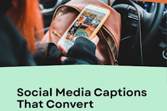 write social media captions that grow your audience