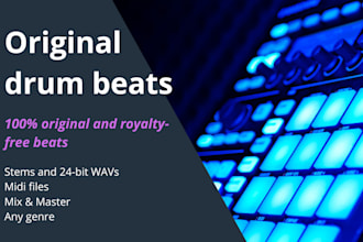create original drum beats and loops for your songs