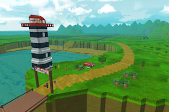 create detailed roblox game maps with realistic or stylized design roblox builds