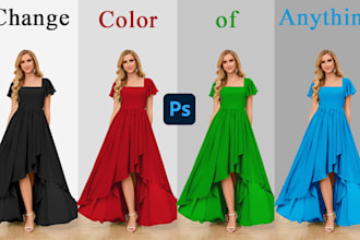 do color correction, change color of your product photo using photoshop