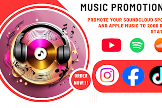 spin and promote your soundcloud spotify and apple music to 2000 radio stations