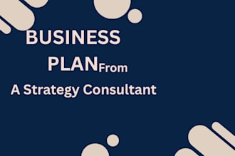 craft a business plan with marketing and financial model