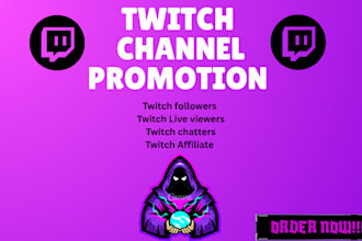 grow your twitch livestream organically to bring live viewers and followers