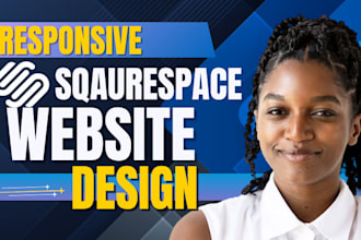 build squarespace website design or redesign squarespace website developmenent