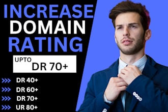 boost ahrefs dr  white hat SEO and high authority backlinks