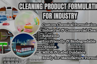 formulate custom chemical or industrial cleaning products