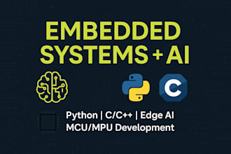 create smart embedded systems using c, python, and ai