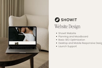 design your showit website