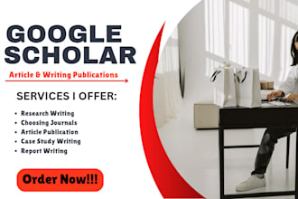 do google scholar, article writing, increase citations and journal publication
