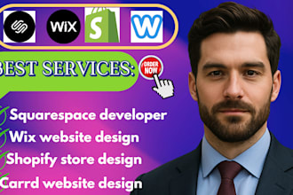 design carrd website, wix redesign squarespace website, redesign shopify store