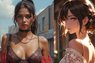 create realistic ai influencer models ai avatars nsfw sfw