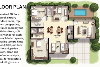 draw floor plan and redraw floor plan for real estate agent in autocad