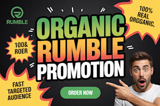 do rumble promotion to 1m active audience organically grow views subscribers