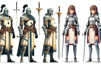 model and rig stylized low poly 3d character for games and animation in blender