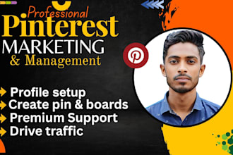 create seo optimized pins, posts, and boards as a pinterest marketing manager
