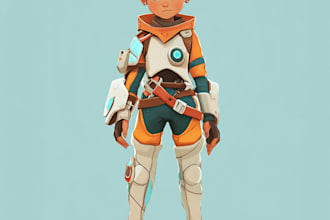 draw 2d game characters and game assets