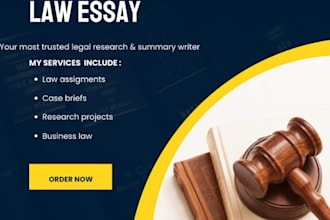 draft legal contracts, agreements, motions, case briefs, law and legal research