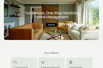 build vacation rental website, property management website using wordpress