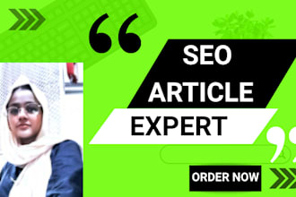 do SEO article writing, blog post writing or content writing