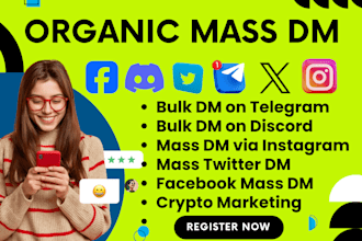do telegram mass dm facebook instagram twitter discord mass dm crypto promotion
