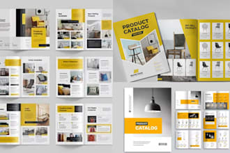 design product catalog, catalogue, brochure, magazine layout, lookbook brochure