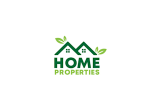 design a modern and unique home logo for your real estate or decor brand