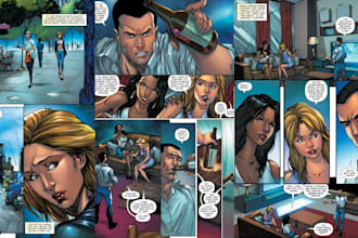 nsfw illustration comic book artist graphic novel comic art cover storyboard