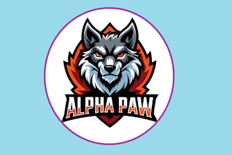 create a bold and memorable wolf  logo for startups