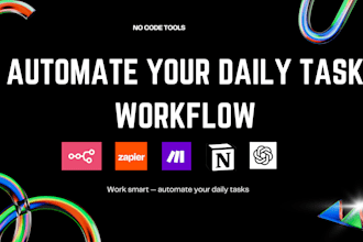 automate your workflow, tasks, and systems using no code tools