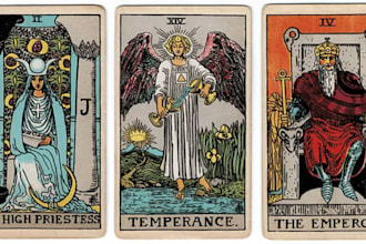 do a powerful tarot card reading for love or career