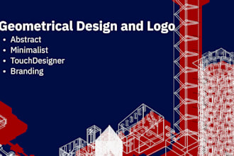 create a unique geometrical logo for you, your brand and business