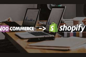 migrate your wordpress or woocommerce website to shopify seamlessly