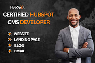 do hubspot cms website, hubspot template, hubspot landing page, hubspot blog