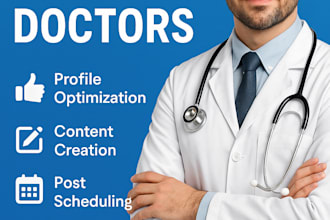 manage and grow your social media presence for doctors healthcare professionals