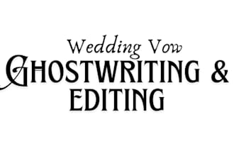 edit or ghostwrite your wedding vows
