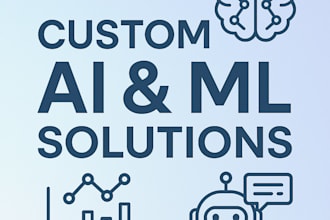 develop custom ai and ml solutions for your website