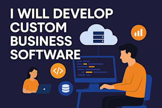 develop custom business software solutions or CRM erp system