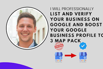 create setup verified google business profile optimization gmb to 3 map pack