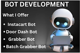 build shopify grabber bot auto purchase bot doordash bot roadie bot uber bot